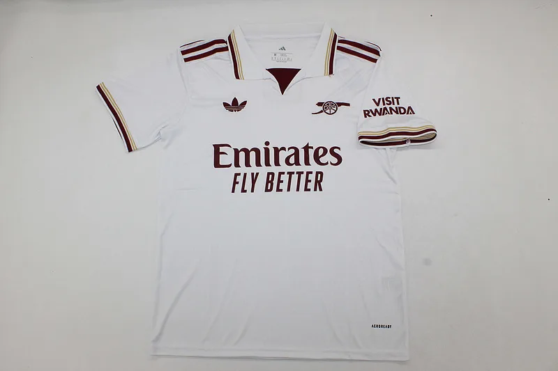 Arsenal 2025/26 Third Shirt White — 1