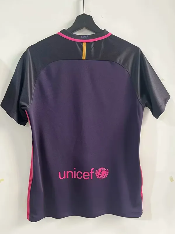 Barcelona 2016/17 Segunda Equipación Camiseta Purple — 1