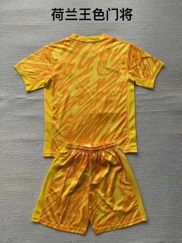 Pays-Bas 2024 Gardien Ensemble Enfant Yellow