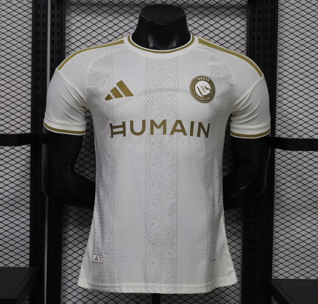 Al Nassr 2026/27 Third Shirt Player Version White — 2