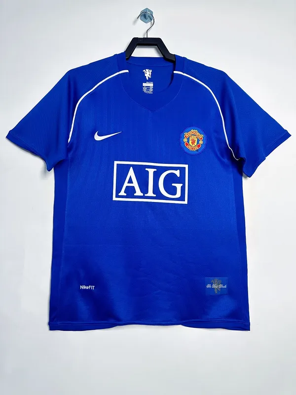 Manchester United 2007/08 Goalkeeper Shirt Blue