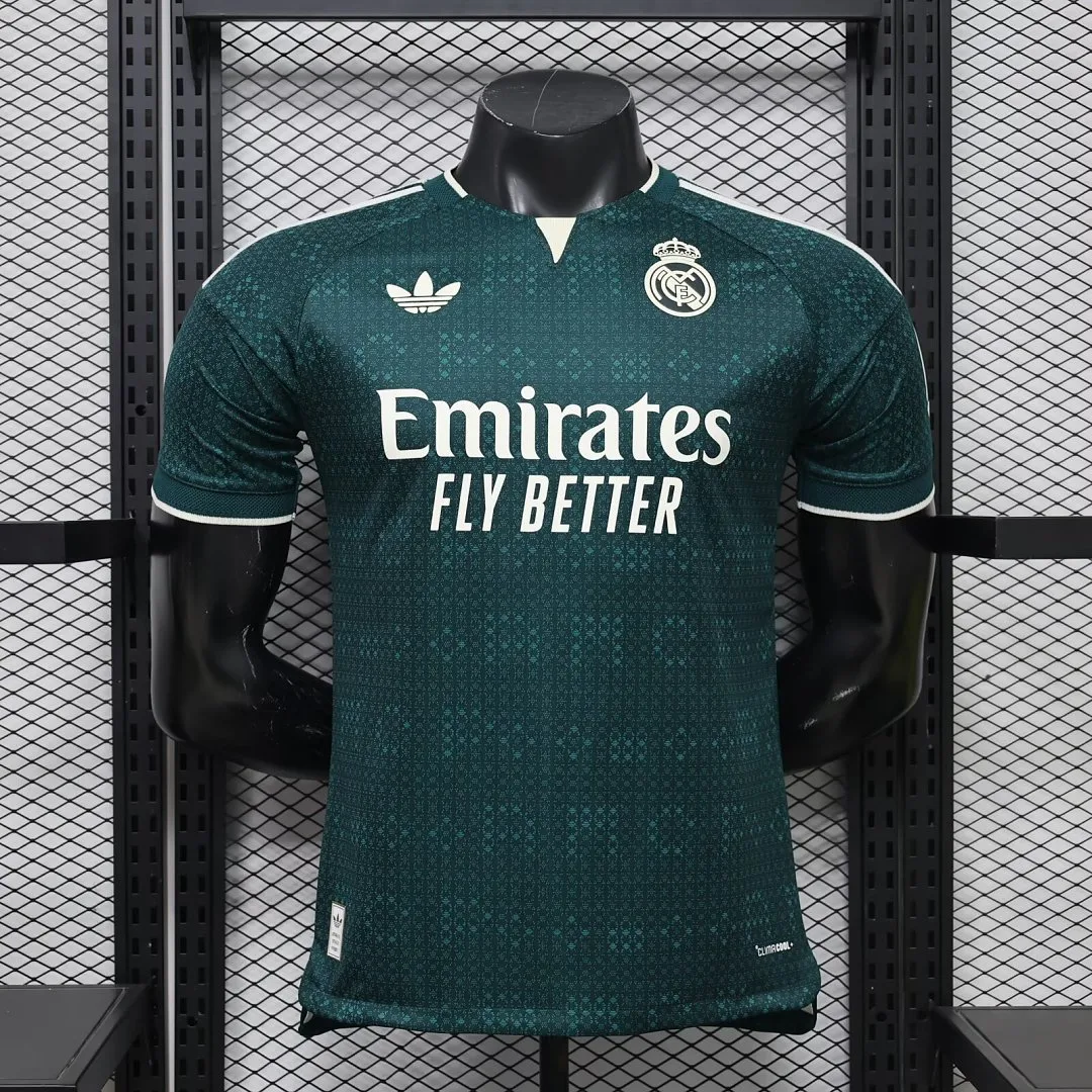 Real Madrid 2026/27 Auswärts Trikot Spielerversion Green
