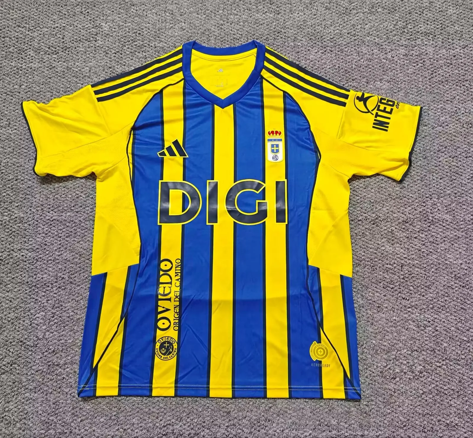 Real Oviedo 2025/26 Extérieur Maillot Manches Courtes — 2