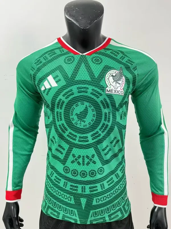 Mexiko 2026 Trikot Langarm Spielerversion Green — 1