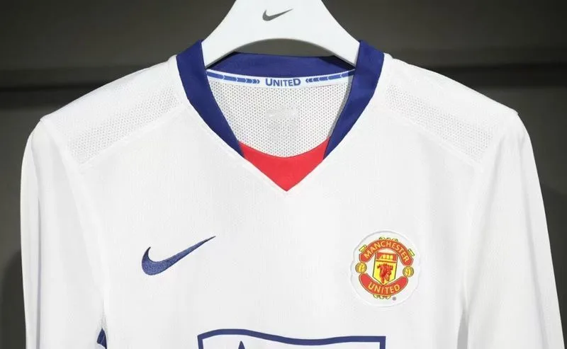 Manchester United 2008/09 Ausweich Trikot Spielerversion White — 2