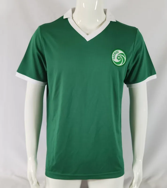 New York Cosmos 1977 Away Shirt Green — 2