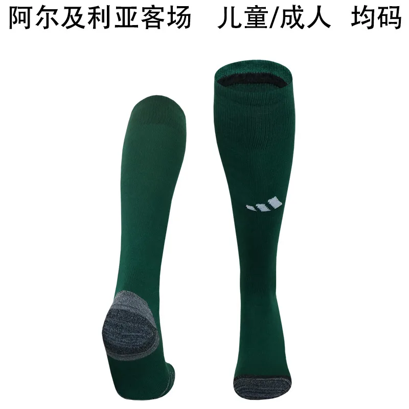 Algeria 2025 Away Socks Green — 1