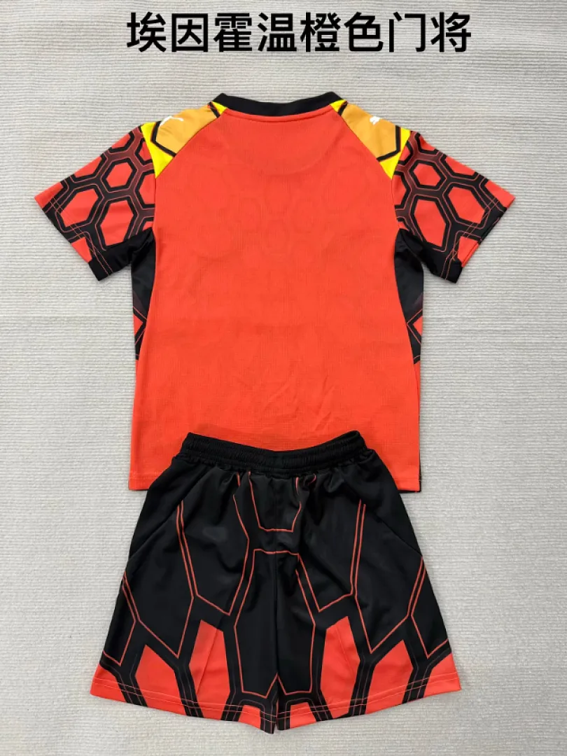 PSV Eindhoven 2026/27 Goalkeeper Kids Kit Orange