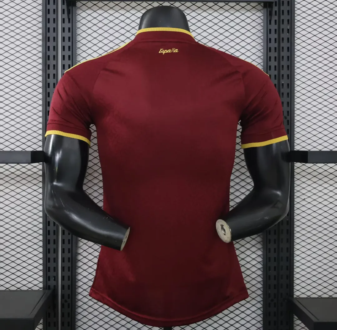 Espagne 2026 Maillot Version Joueur Dark Red