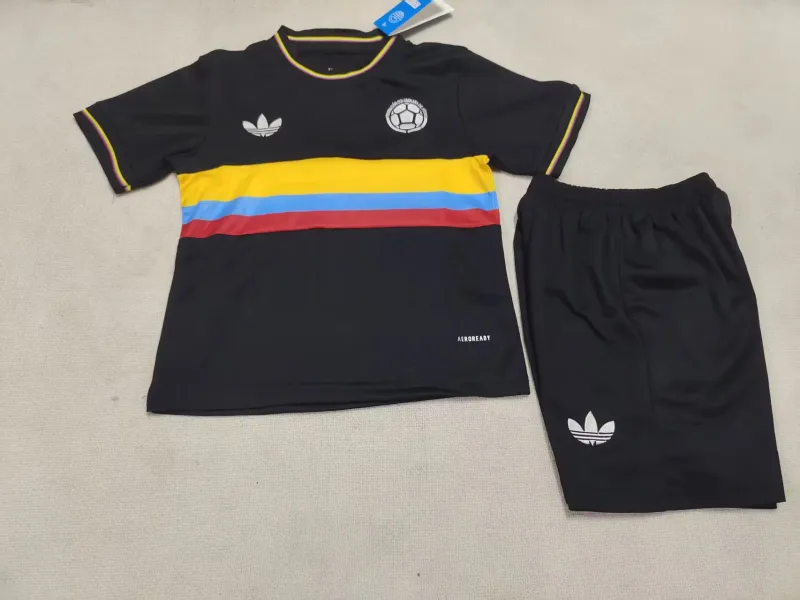 Colombia 2024/25 Kids Kit Black — 1