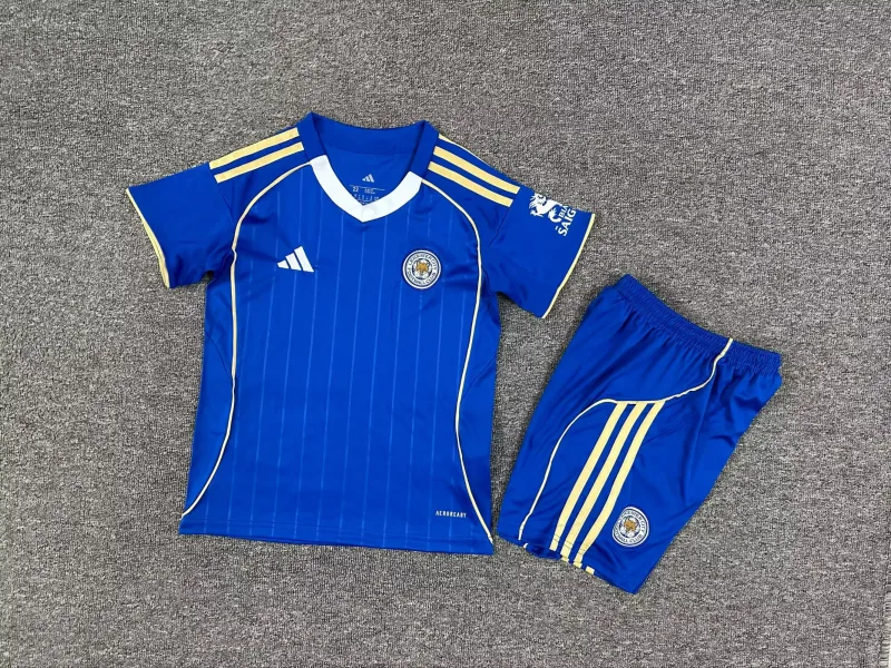 Leicester City 2025/26 Domicile Ensemble Enfant — 2