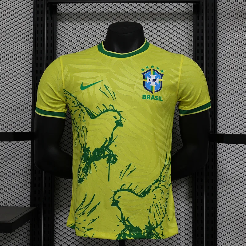 Brasil 2024/25 Camiseta Versión Jugador Yellow — 1