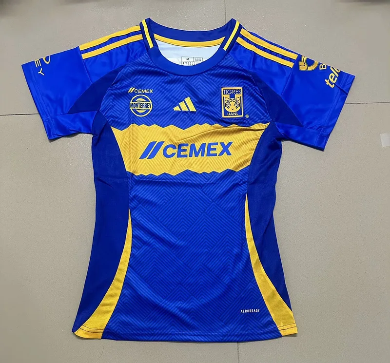 Tigres UANL 2024/25 Extérieur Maillot Femme Blue — 2
