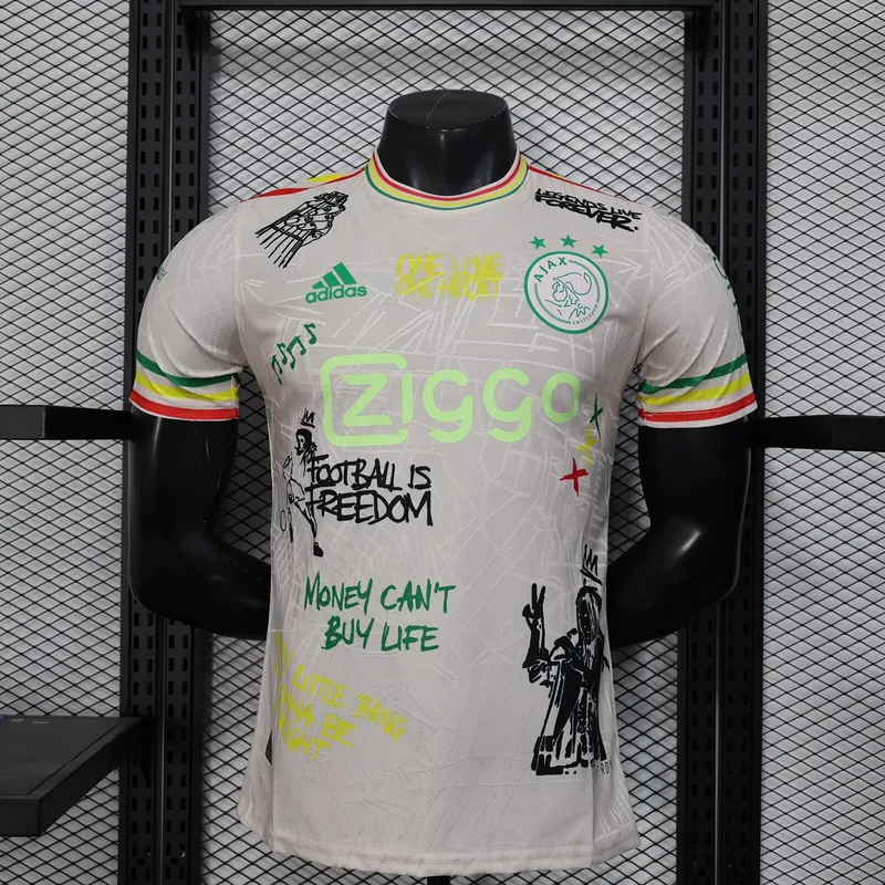 Ajax Shirt Player Version BOB MARLEY KHAKI