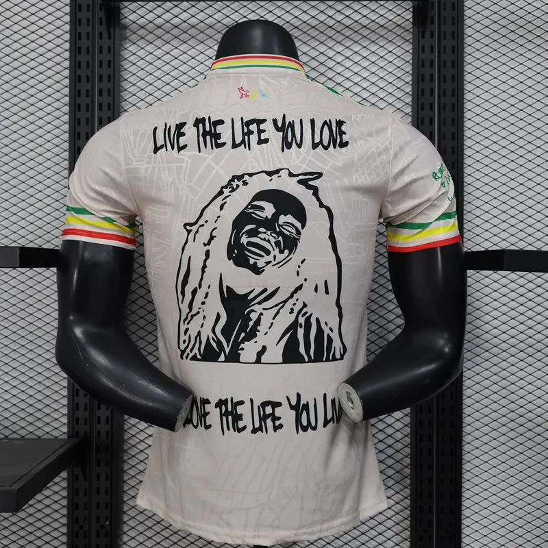 Ajax Shirt Player Version BOB MARLEY KHAKI — 2