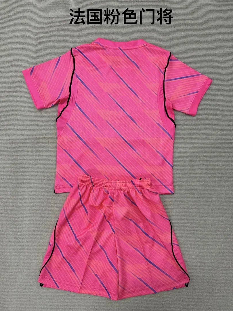 France 2026 Goalkeeper Kids Kit Pink — 2