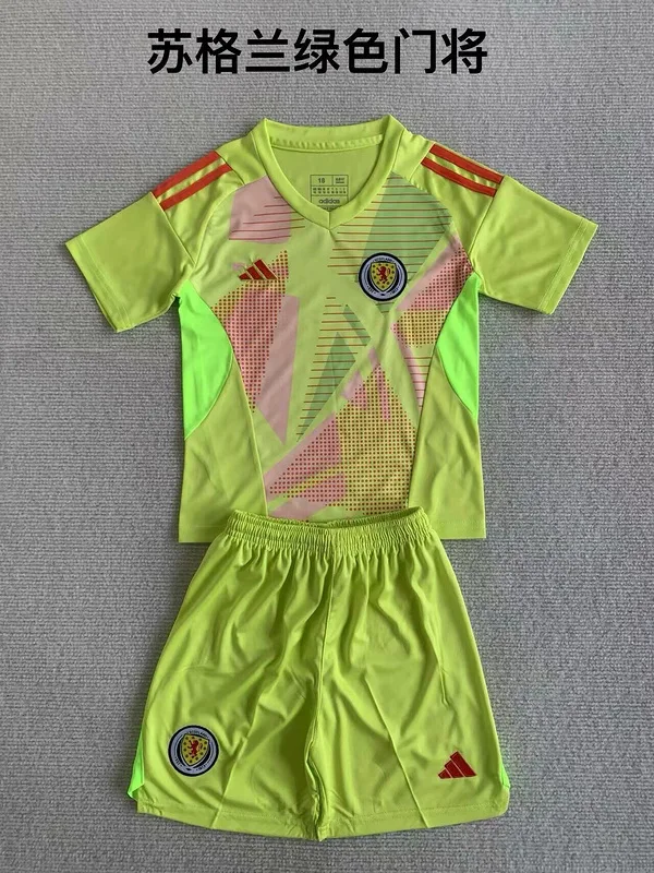 Écosse 2024 Gardien Ensemble Enfant Green — 2