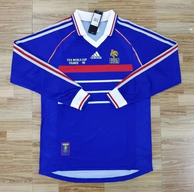 France 1998 Home Shirt Long Sleeve