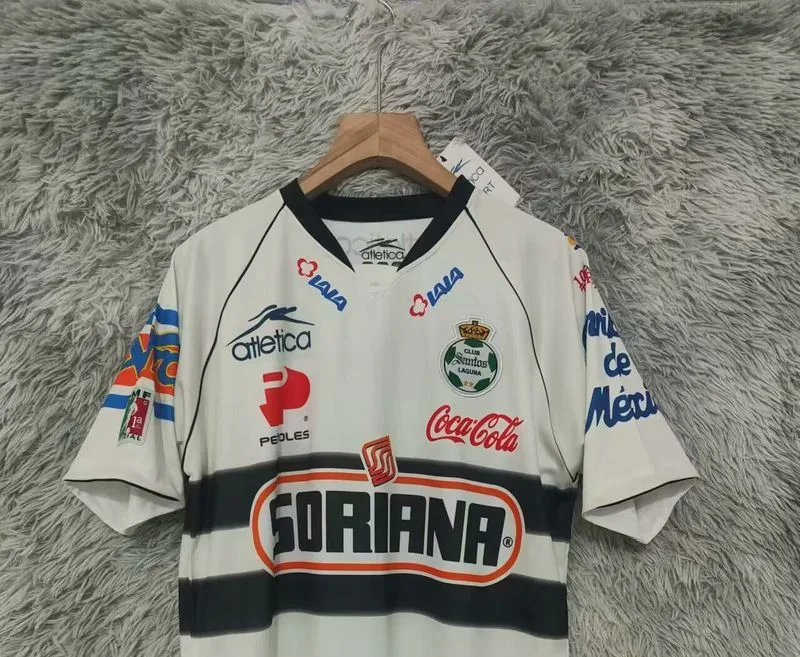 Santos Laguna 2007/08 Away Shirt White — 2