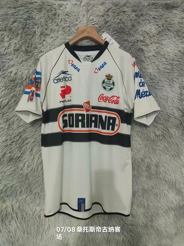 Santos Laguna 2007/08 Away Shirt White