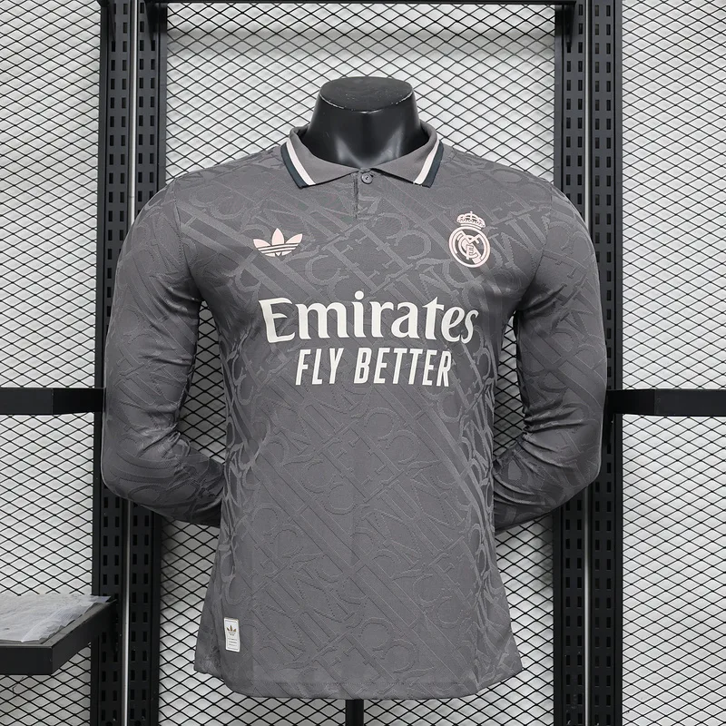 Real Madrid 2024/25 Third Maillot Manches Longues Version Joueur