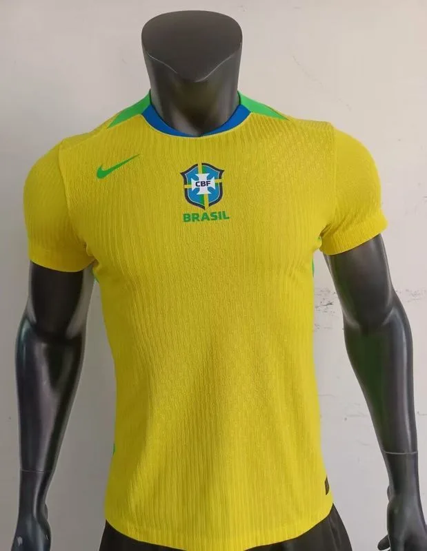 Brazil 2025 Home Women's Shirt Player Version Yellow World Cup