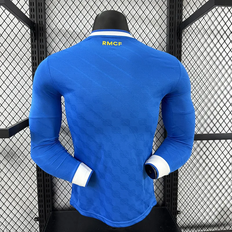 Real Madrid 2025/26 Ausweich Trikot Langarm Spielerversion — 2