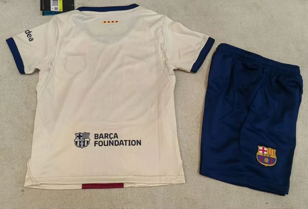 Barcelona 2026/27 Fourth Kids Kit — 1
