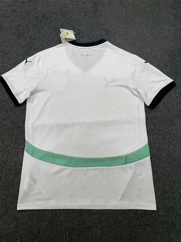 Austria 2024 Away Shirt Short Sleeve White — 2