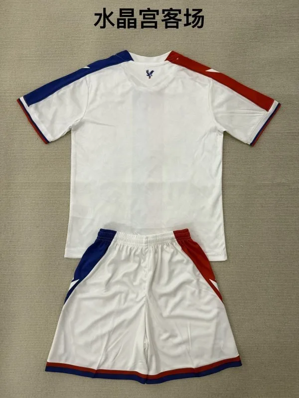 Crystal Palace 2025/26 Away Kids Kit — 2