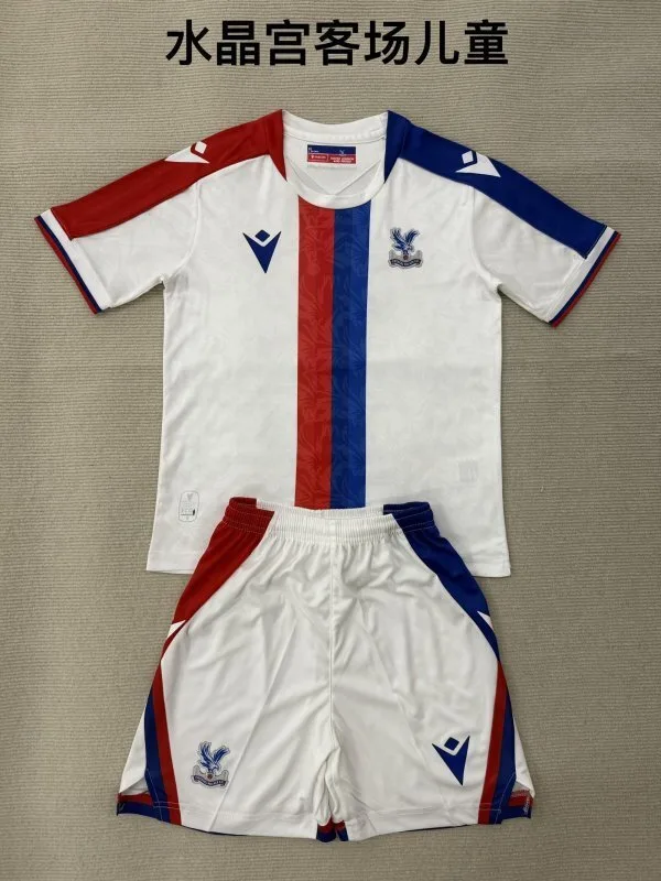 Crystal Palace 2025/26 Away Kids Kit