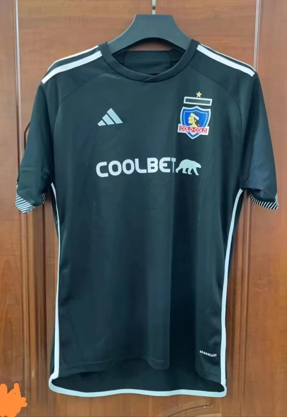 Colo-Colo 2024/25 Away Shirt Short Sleeve Black — 1