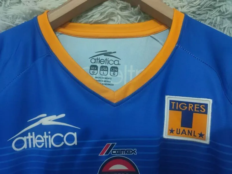Tigres UANL 2006 Away Shirt Blue — 2