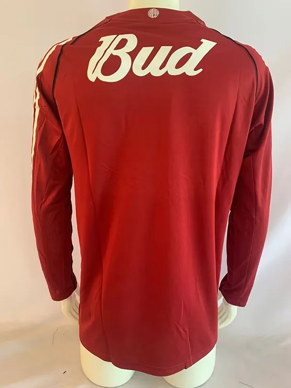 River Plate 2005/06 Away Shirt Long Sleeve Red