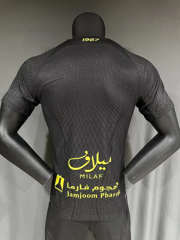 Al Ittihad 2024/25 Third Shirt Player Version Black