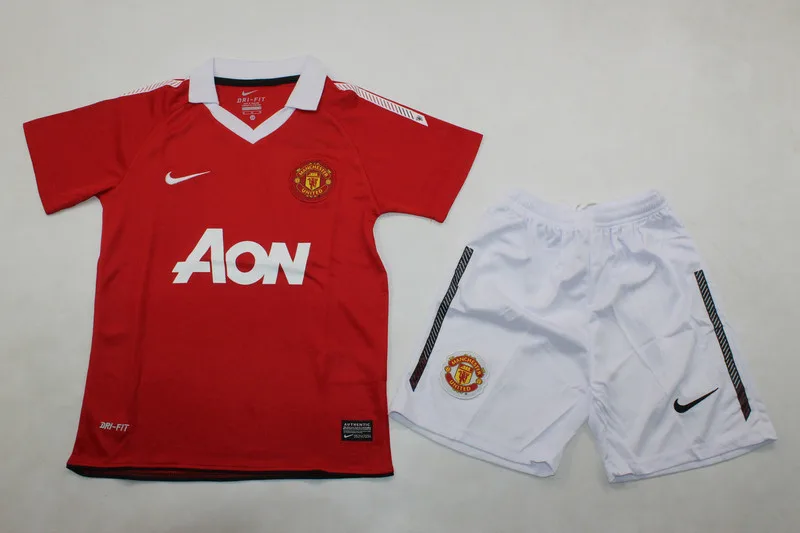 Manchester United 2010/11 Home Kids Kit