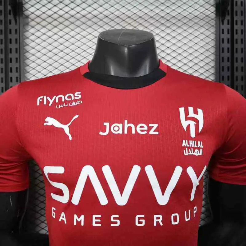 Al Hilal 2025/26 Shirt Player Version Special Edition Red — 2