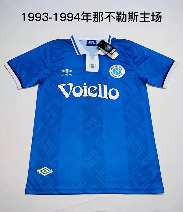 Napoli 1993/94 Primera Equipación Camiseta — 2