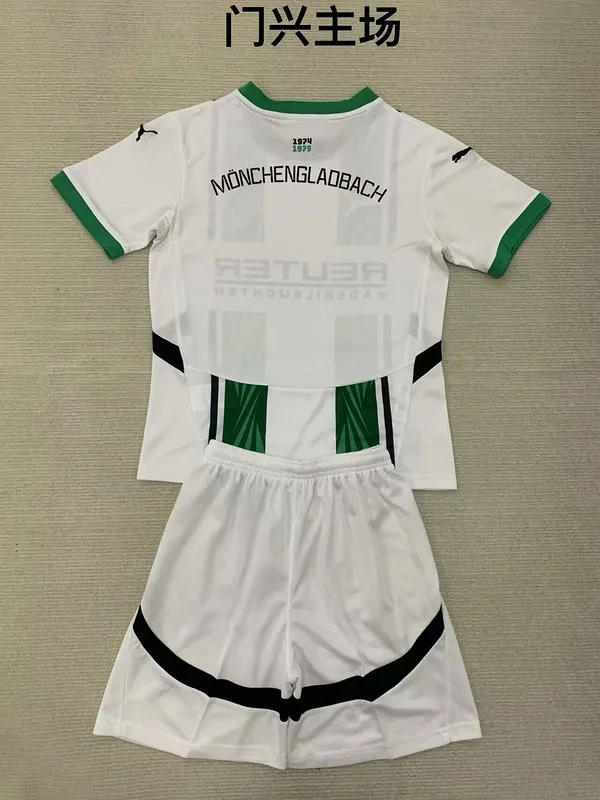 Borussia Mönchengladbach 2024/25 Home Kids Kit — 1