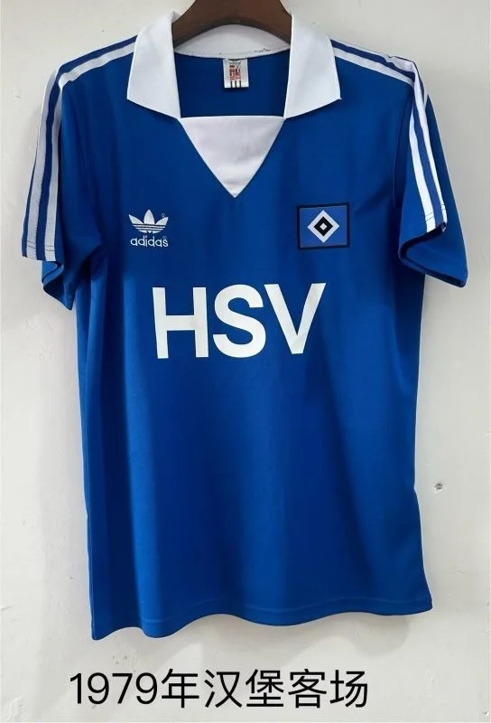 Hamburger SV 1979 Away Shirt Blue — 2