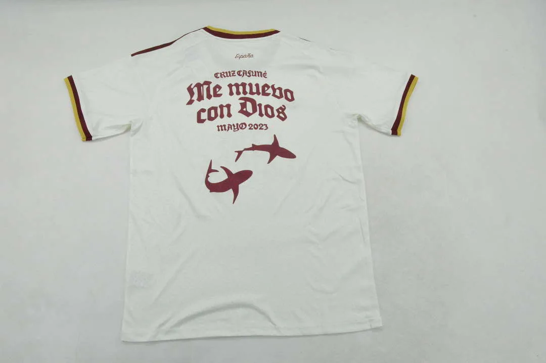 Espagne Maillot Manches Courtes Cruz Cafune — 2