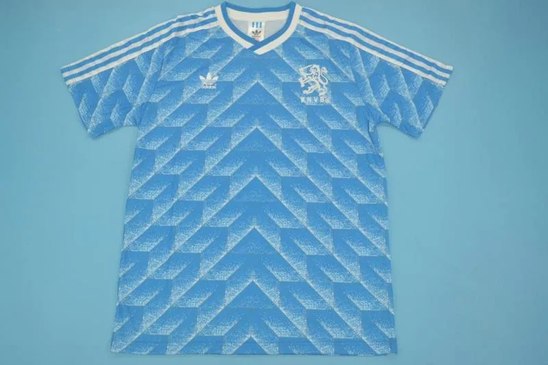 Netherlands 1988 Away Shirt Blue