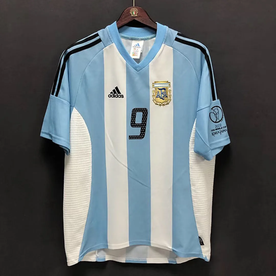 Argentina 2002 Primera Equipación Camiseta — 2