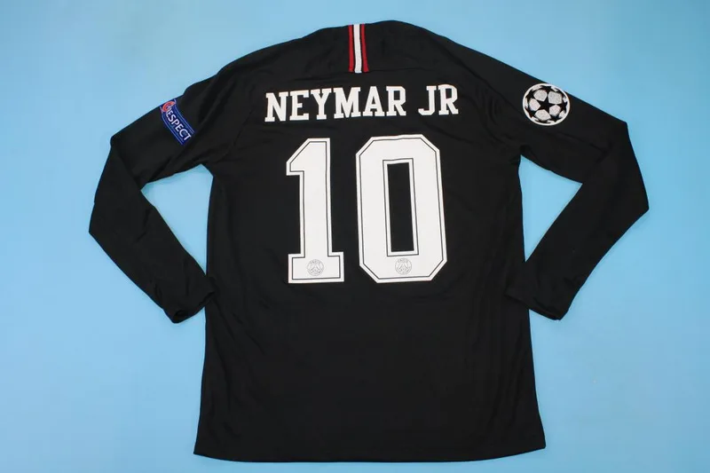 Paris Saint-Germain 2018/19 Maillot Manches Longues Black — 2