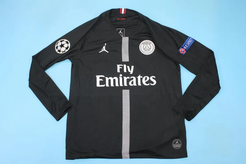 Paris Saint-Germain 2018/19 Maillot Manches Longues Black