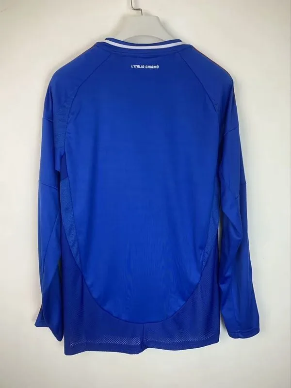 Italy 2024 Home Shirt Long Sleeve