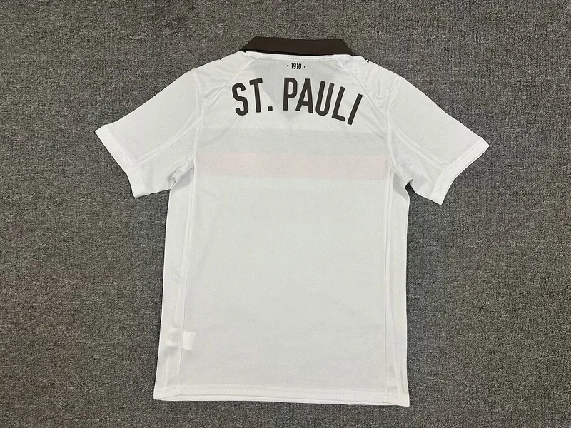 St. Pauli 2025/26 Away Shirt Short Sleeve White — 2