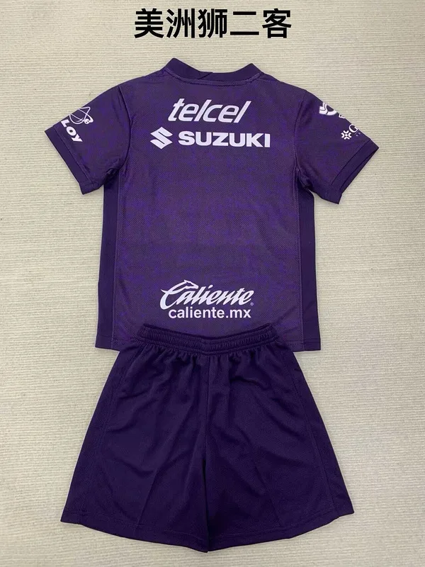 Pumas UNAM 2024/25 Third Kids Kit Purple — 2