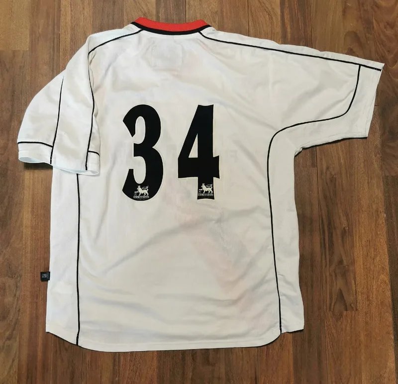 Manchester City 2002/03 Away Shirt White