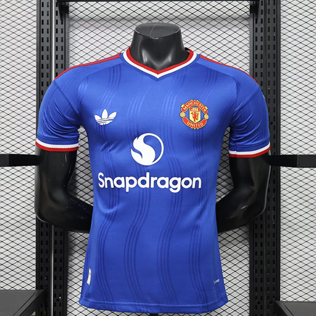 Manchester United 2026/27 Camiseta Versión Jugador Edición Especial Blue — 1